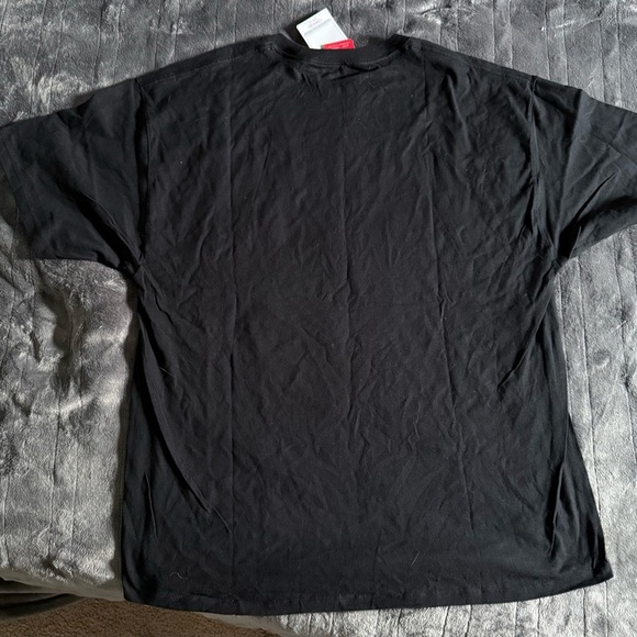 NWT Champion Black T-Shirt with Logo - Picture 2 of 3